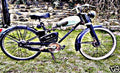 bianchi aqueleto motorbike A4 Photo Print