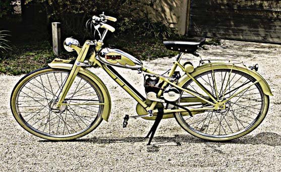 bianchi aquilotto motorbike A4 Photo Print