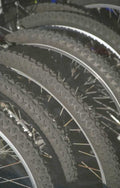 bicycle wheels tires 1980s 1990s A4 Photo Print