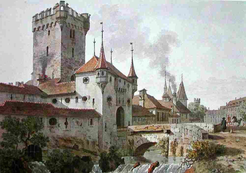 bied The Inner Aarbergertor from the North Art A4 Photo Print