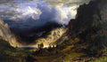 bier Storm over Mount Rosalie Art A4 Photo Print