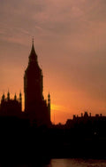 big ben sunset 1980s 1990s A4 Photo Print
