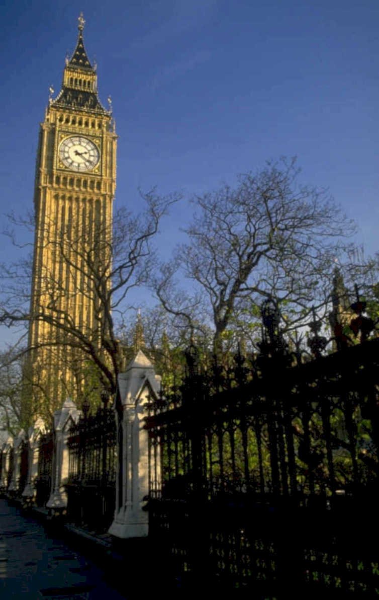 big ben twilight 1 1980s 1990s A4 Photo Print
