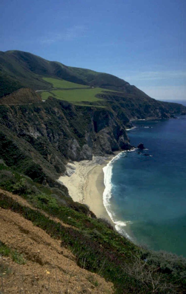 big sur coastline 1 1980s 1990s A4 Photo Print 42
