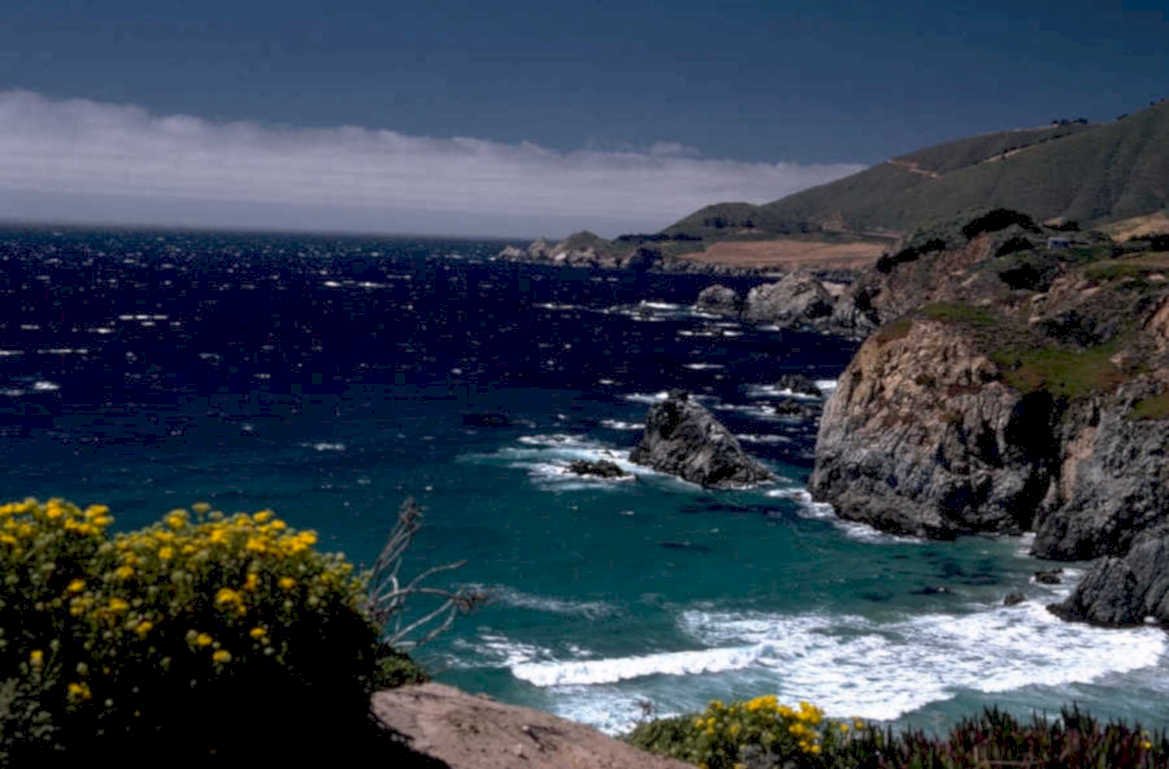 big sur coastline 1 1980s 1990s A4 Photo Print