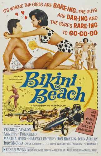 bikini beach  01 film star poster A4 Photo Print