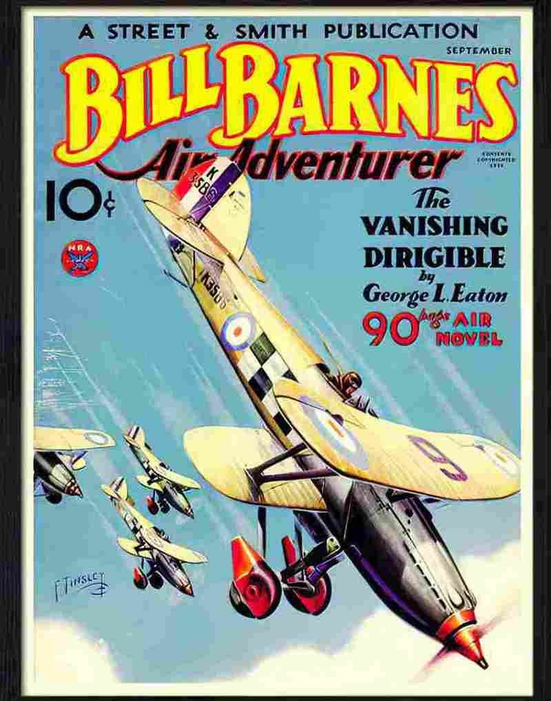 bill barnes air adventurer 1934 Advert A4 Photo Print