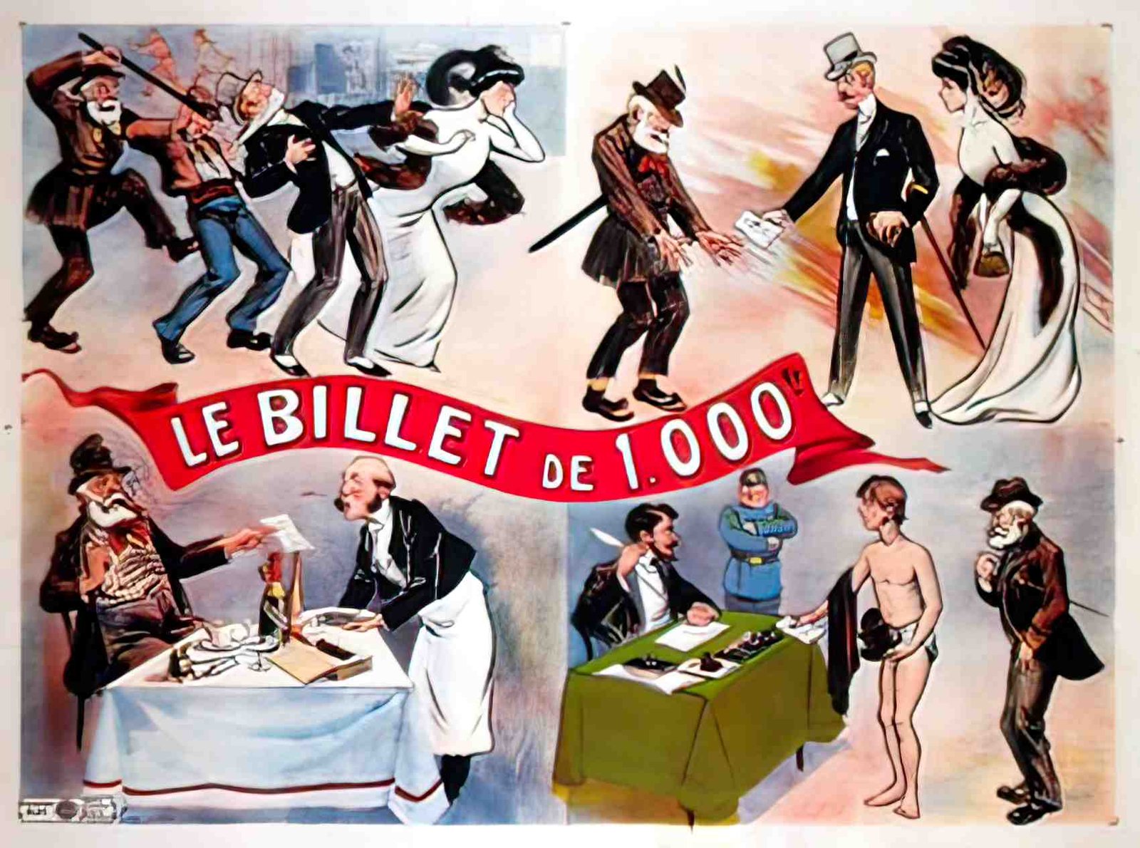 billet de 1000 fcs le Advert A4 Photo Print