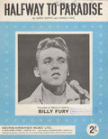 billy fury halfway to paradise vintage sheet music 178292 A4 Photo Print
