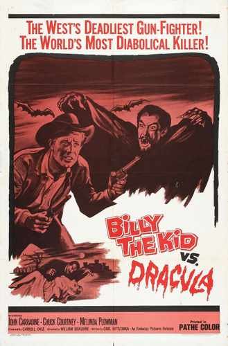 billy kid vs dracula  01 film star poster A4 Photo Print