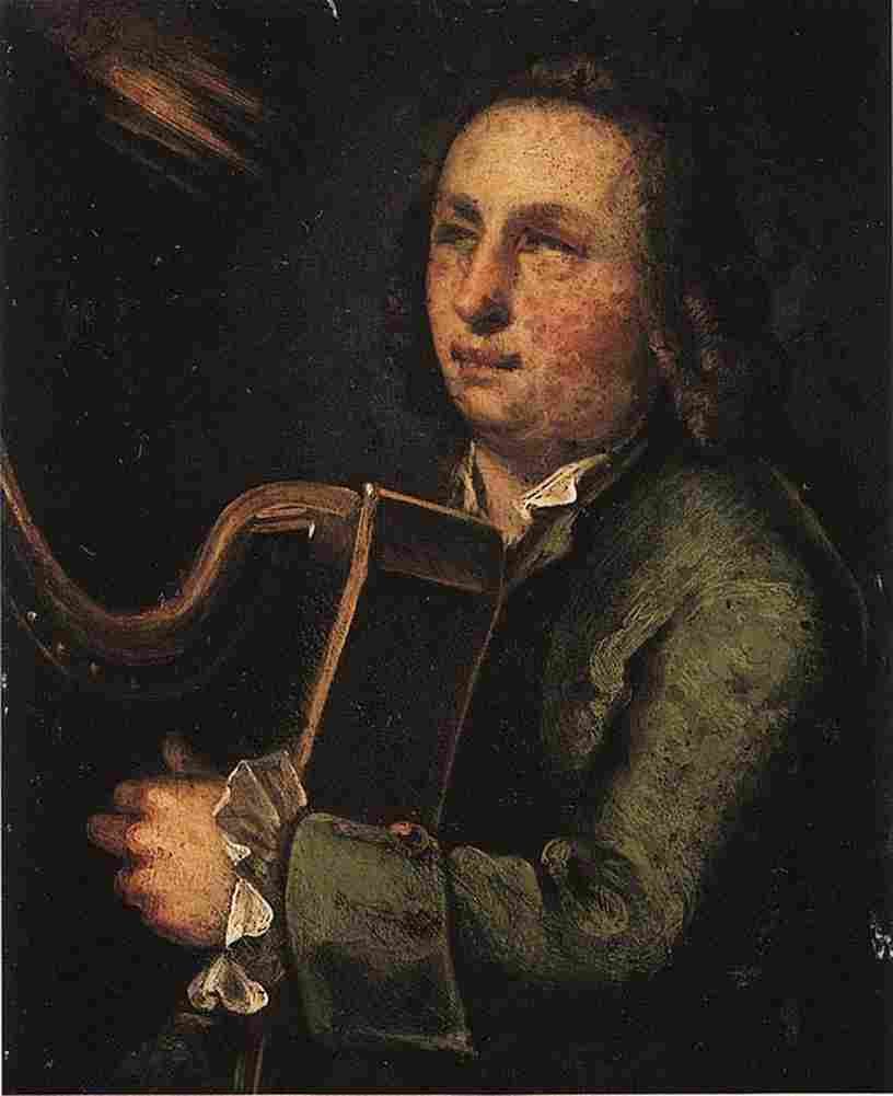 binTurlough Carolan The Blind Celebrated Irish Bard Art A4 Photo Print