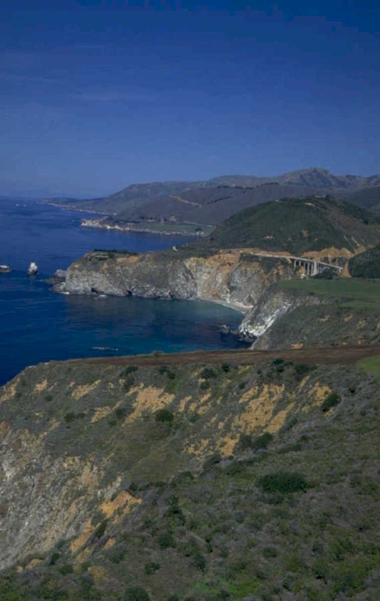 bixby creek bridge 1980s 1990s A4 Photo Print