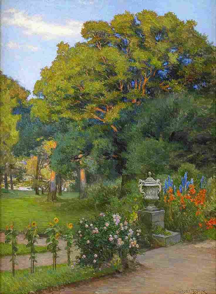 bjor Park Landscape Art A4 Photo Print