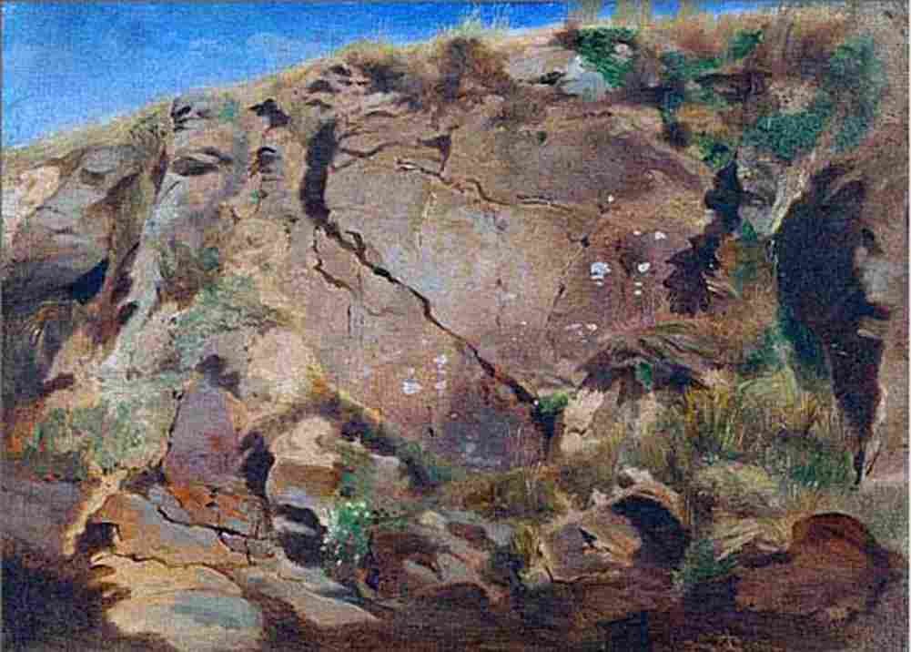 bk A Cliff Face Art A4 Photo Print