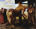 bk Centaur at the Blacksmiths Art A4 Photo Print