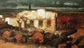 bk Destroyed House in Kehl Art A4 Photo Print