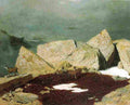bk High Mountains with Chamois Art A4 Photo Print