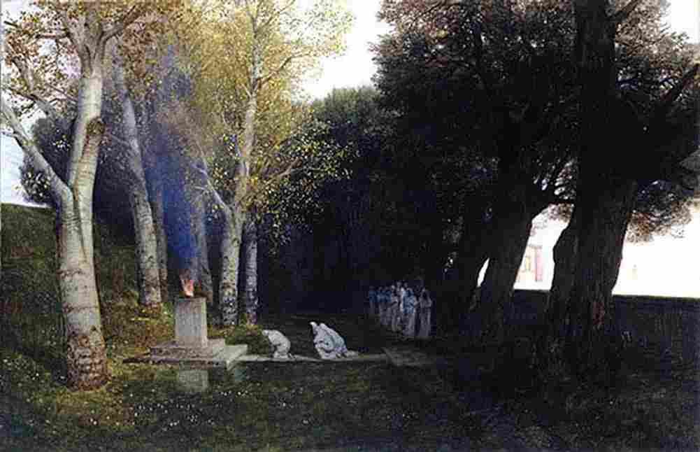 bk The Sacred Grove Art A4 Photo Print