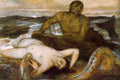 bk Triton and Nereite 2 Art A4 Photo Print