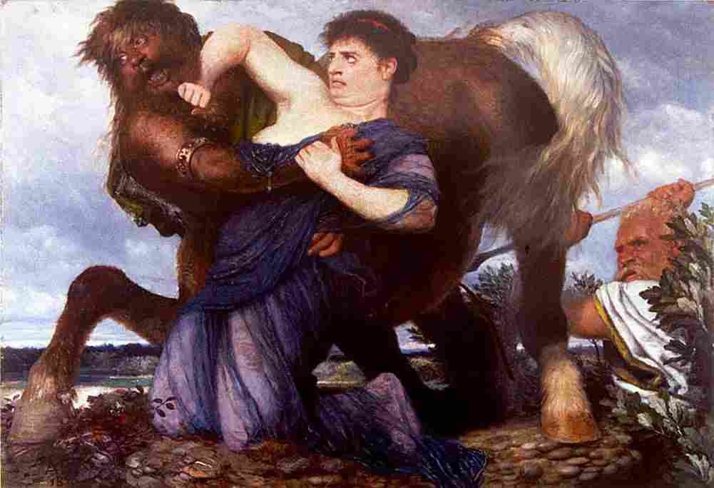 bk nessus and deianeira Art A4 Photo Print