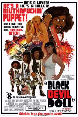 black devil doll  01 film star poster A4 Photo Print