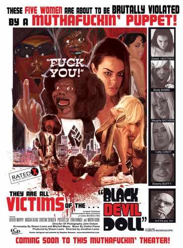 black devil doll  03 film star poster A4 Photo Print