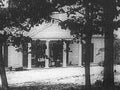 black porch columns1980s 1990s A4 Photo Print