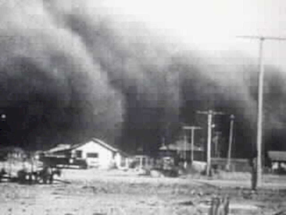 black prairie duststorm1980s 1990s A4 Photo Print