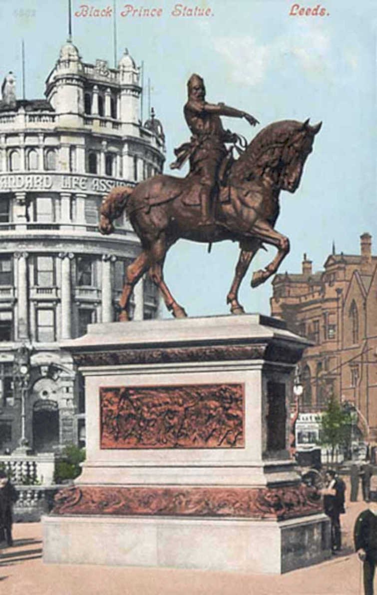 black prince statueVintage 1880s 1900s A4 Photo Print