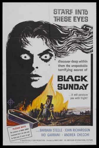 black sunday  02 film star poster A4 Photo Print