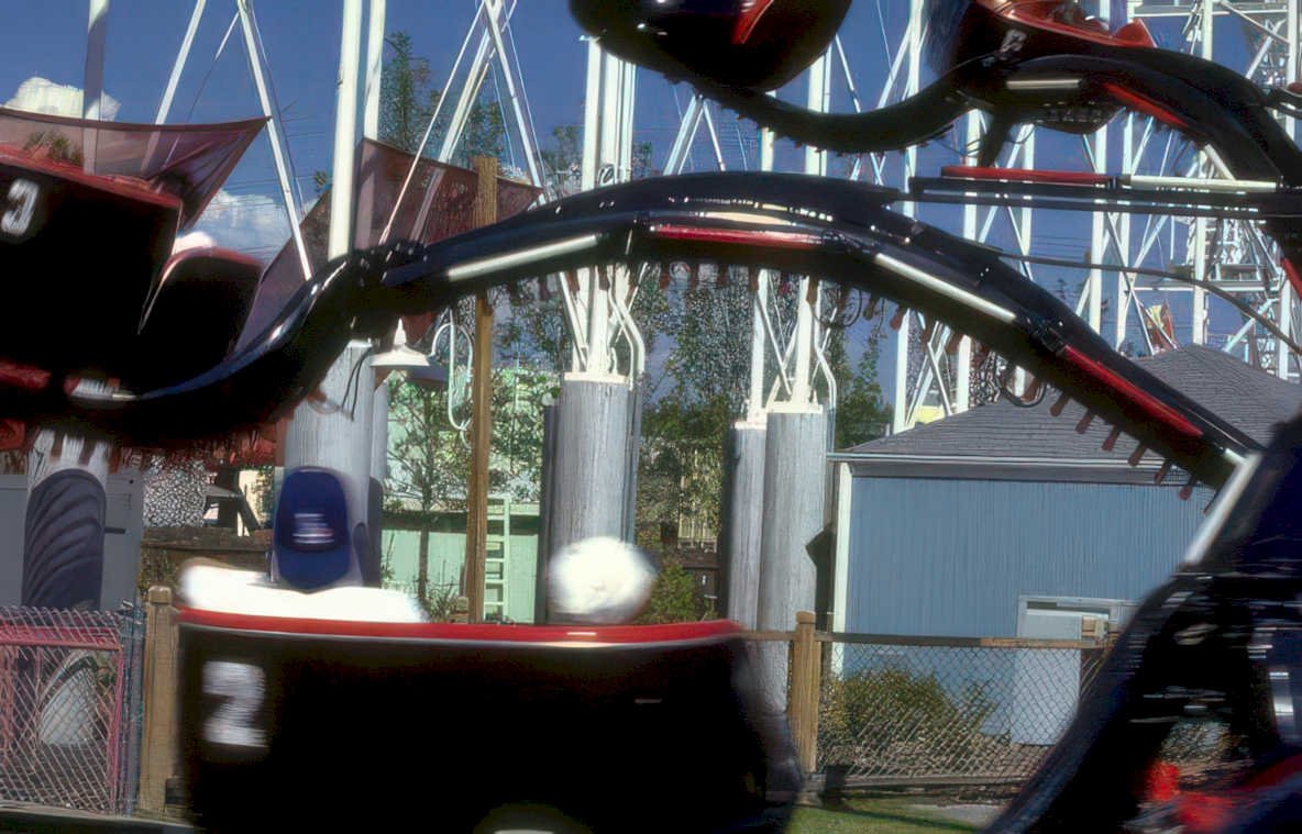 blackbeard revenge coaster Vintage A4 Photo Print