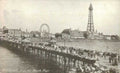 blackpool north pier 2Vintage 1880s 1900s A4 Photo Print