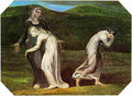 blake Naomi Entreating Ruth and Orpah Art A4 Photo Print