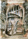 blake The Inscription over Hells Gate Art A4 Photo Print
