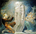 blake The Witch of Endor Art A4 Photo Print