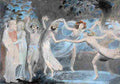 blake Titania and Puck with Fairies Dancing Art A4 Photo Print