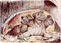 blake cerberus Art A4 Photo Print