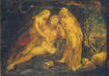 blake lot and his daughters Art A4 Photo Print
