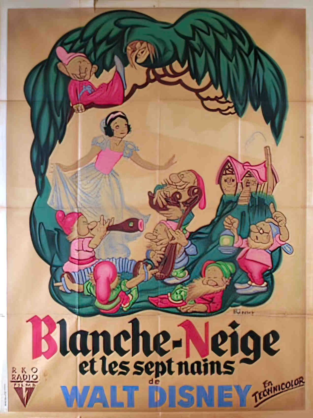 blanche neige R45 2 Advert A4 Photo Print