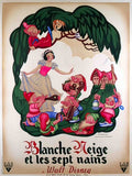 blanche neige et les sept nains A4 Advert A4 Photo Print
