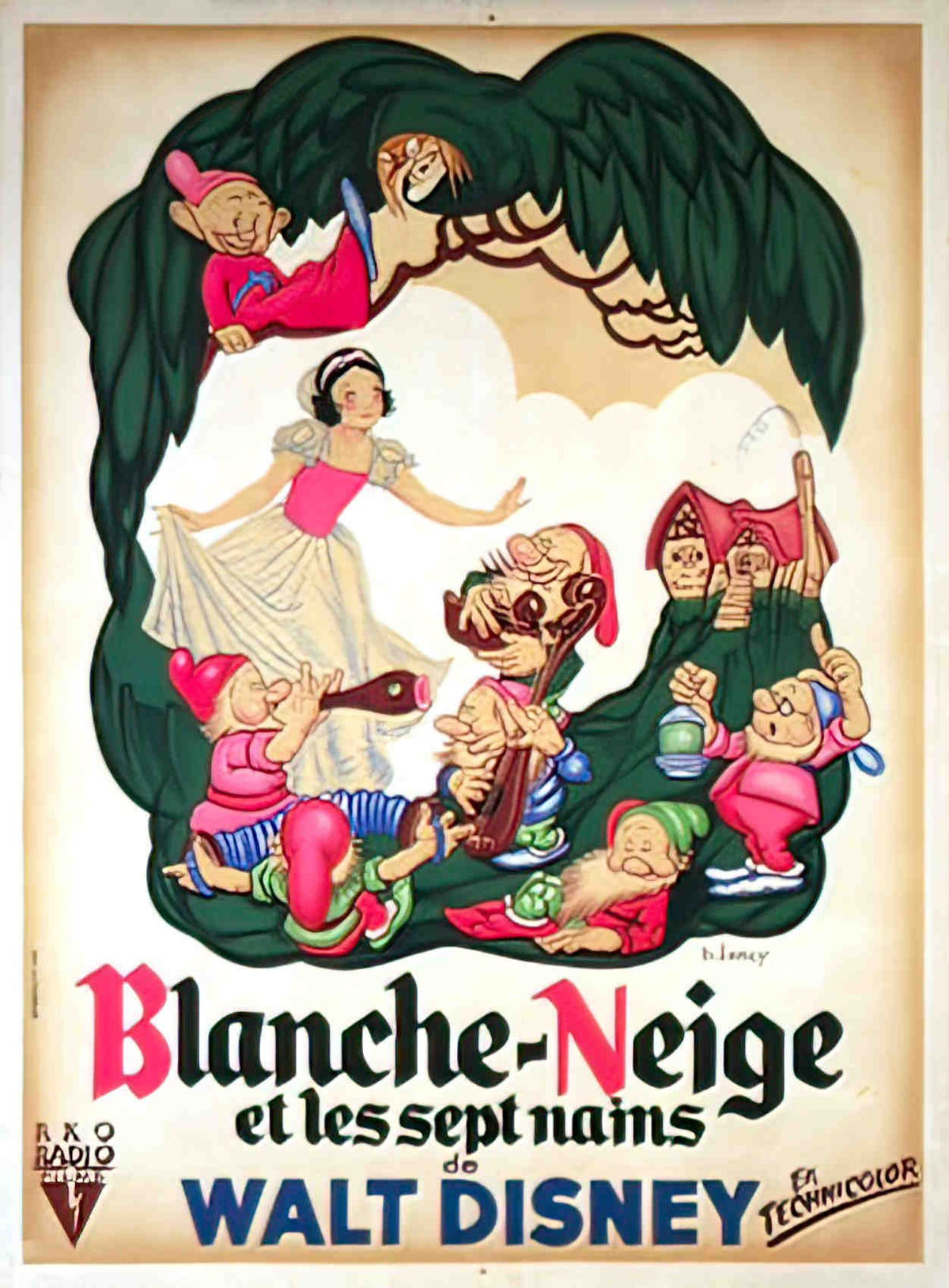 blanche neige pt R 4 Advert A4 Photo Print