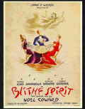 blithe spirit noel coward theatre poster Advert A4 Photo Print