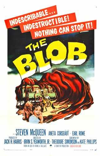 blob 1958  01 film star poster A4 Photo Print