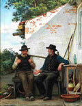 bloch two old men sitting in the shadow Art A4 Photo Print