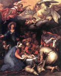 bloemaert abraham adoration of the shepherds two Art A4 Photo Print