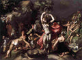 bloemaert abraham moses striking the rock Art A4 Photo Print