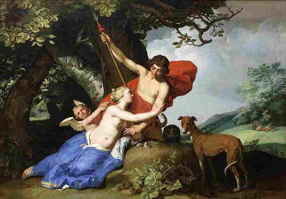 bloemaert abraham venus and adonis Art A4 Photo Print