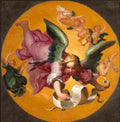 bloemaert flying angel with band Art A4 Photo Print