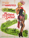blonde et le sherif la Advert A4 Photo Print