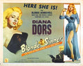 blonde sinner  03 film star poster A4 Photo Print